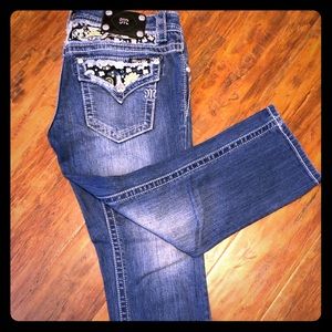 Miss me mid calf crop jeans